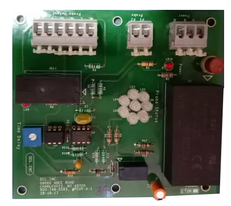 Tilt Detector Card for Bulk Loading System